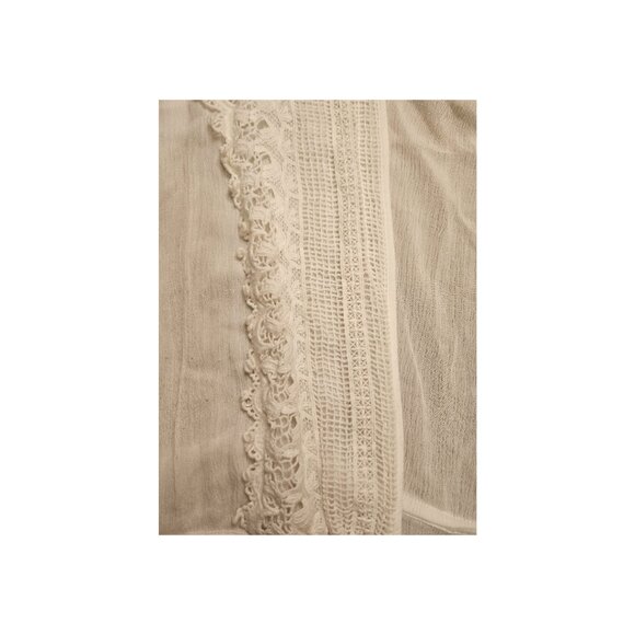 Kori America Women's White Linen Cover Up - Size Large - Picture 2 of 5